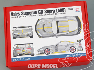 Hobby Design transkit voiture HD03-0591 Vairs Supreme Toyota GR Supra A90 Edition Limitée 1/24