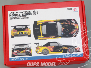 Hobby Design maquette voiture HD03-0618 JS Racing Honda S2000 Edition Limitée 1/24