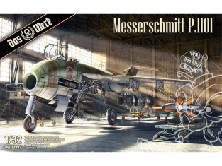 DAS WERK maquette avion DW32002 Messerschmitt P.1101 1/32