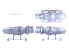 DAS WERK maquette avion DW32002 Messerschmitt P.1101 1/32