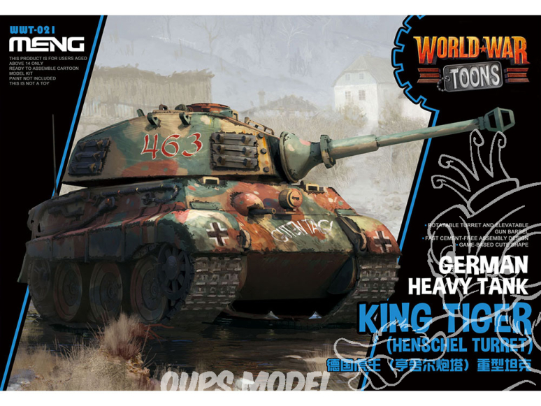 Meng maquette militaire WWT-021 Le roi est revenu! WORLD WAR TOON