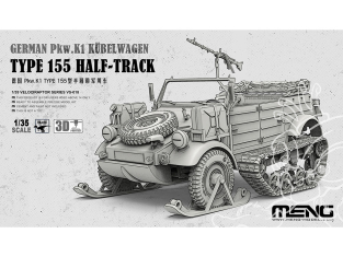 Meng maquette militaire VS-018 La modification audacieuse de PKW.K1 Kübelwagen Type 82 1/35
