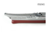 Meng maquettes bateau PS-010S Profitez de l&#039;édition pré-coloré du Porte avion Liaoning 1/700