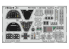 EDUARD photodecoupe avion 491550 Amélioration Spitfire Tr.9 Airfix 1/48