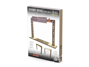 RT-Diorama 35581 Pont routier pour les panneaux n°2 (panneaux non inclus) 1/35