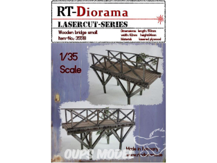 RT-Diorama 35518 Pont de bois 1/35