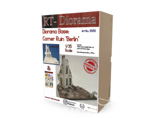RT-Diorama 35252 Base du diorama de Berlin ruines d'angle 1/35