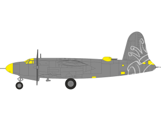 Eduard Express Mask EX1137 B-26F Marauder TFace Icm 1/48