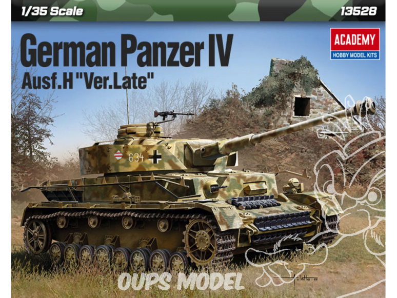 Academy maquette militaire 13432 Pz.KPfw.IV Ausf.H allemand 1/72