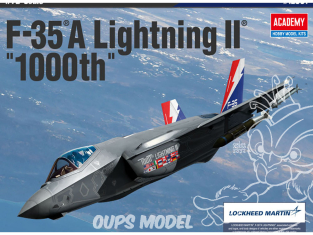 Academy maquette avion 12591 F-35A Lighting II 1000th 1/72