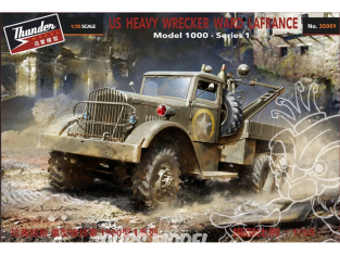 Thunder Model maquette militaire 35009 US Heavy Wrecker Ward LaFrance M1000 series 1 1/35