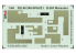 Eduard Space décalques 3D 3DL48248 B-26F Marauder Isolation de cockpit et plaques de blindage Icm 1/48