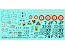 DECALQUES BERNA DECALS BD32-88 Fouga Magister CM170 1/32