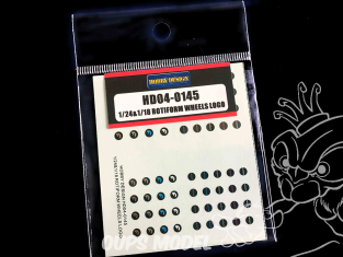 Hobby Design accessoire voiture HD04-0145 Décalcomanies Logos Rotiform 1/24 - 1/18