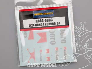 Hobby Design accessoire moto HD04-0083 Décalcomanies Marlboro Yamaha YZR500 '88 1/12
