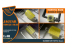 Clear Prop masques peinture CPA48105 recto-verso monoplace SEPECAT Jaguar sur papier kabuki jaune pour kit Airfix 1/48