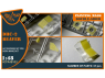 Clear Prop masques peinture CPA48103 recto-verso DHC-2 Beaver sur papier kabuki jaune kit Dora 1/48