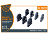 Clear Prop kit d'amelioration militaire CPA72182 Jeu de roues ZiS-5/5V 1/72