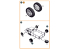 Clear Prop kit d&#039;amelioration militaire CPA72182 Jeu de roues ZiS-5/5V 1/72