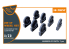 Clear Prop kit d&#039;amelioration militaire CPA72181 Jeu de roues ZiS-5V 1/72