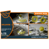 Clear Prop masque peinture CPA72194 Pour Atlantic 1 papier kabuki jaune kits Revell 1/72