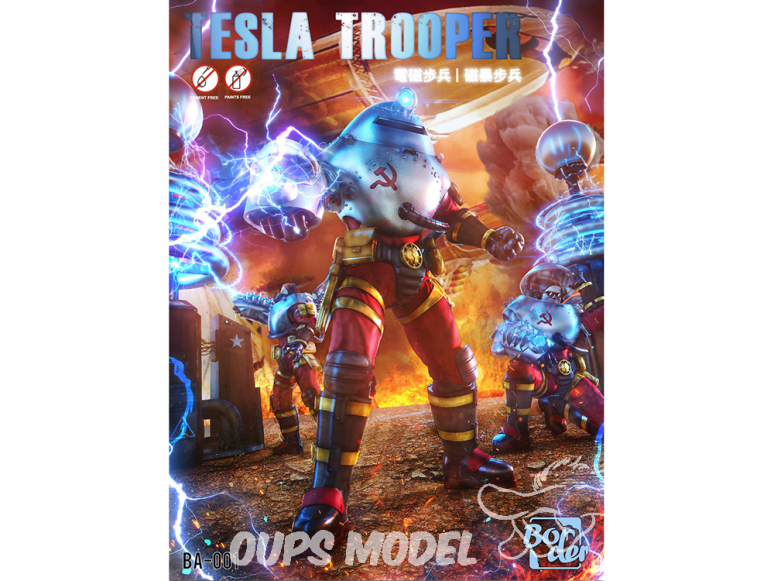 Border model maquette militaire BA-001 Tesla Trooper 1/12