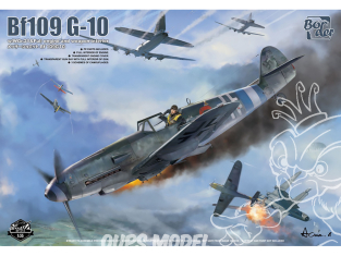 Border model maquette avion BF-013 Messerschmitt Bf109 G-10 avec WGr.21 & Moteur complet 1/35