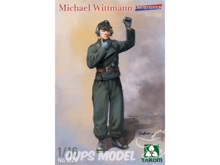 Takom maquette militaire 1024 Figurine Michael Wittmann 1/16 Edition Limitée