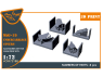 Clear Prop kit d'amelioration avion CPA72188 Capots de train d'atterrissage MiG-19 pour kits CP 1/72