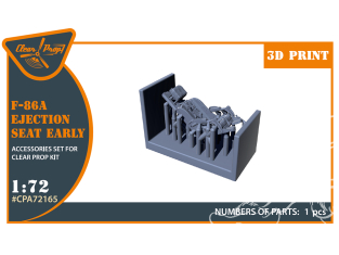 Clear Prop kit d'amelioration avion CPA72165 Siège éjectable F-86A Early pour les kits CP 1/72