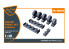 Clear Prop kit amélioration CPA48106 Ensemble de roues lestées Jaguar pour kit Airfix 1/48
