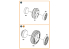 Clear Prop kit amélioration CPA48090 Jeu de roues lestées F-86A type 1 pour kits CP 1/48