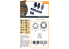 Clear Prop kit amélioration CPA48091 Jeu de roues lestées F-86A type 2 pour kits CP 1/48