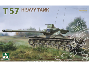 Takom maquette militaire 2203 T57 Char lourd U.S. 1/35