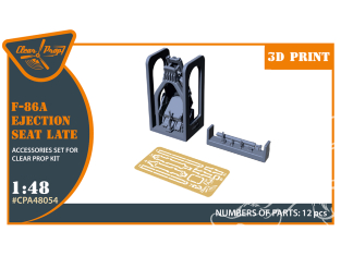 Clear Prop kit amélioration CPA48054 Siège éjectable F-86A late pour les kits CP 1/48