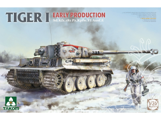 Takom maquette militaire 2196 Tigre I Early Production Sd.Kfz.181 Pz.Kpfw.VI Ausf.E 1/35