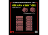 Rye Field Model maquette militaire 3033 Chenilles maillon par maillon King Tiger Allemand Gg26/800/300 1/35
