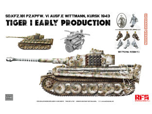 Rye Field Model maquette militaire 5140 Tigre I Early Production Upgrade Version 1/35