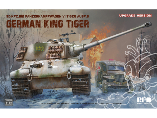 Rye Field Model maquette militaire 5138 King Tiger Ardennes 1944 Upgrade Version 1/35