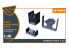 Clear Prop kit amélioration CPA48050 Couvercles de train d&#039;atterrissage F-86A pour kits CP 1/48
