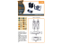 Clear Prop kit amélioration CPA48050 Couvercles de train d&#039;atterrissage F-86A pour kits CP 1/48
