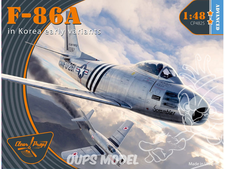 Clear Prop maquette avion CP4825 F-86A en Corée (premières variantes) KIT AVANCÉ 1/48