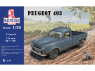 Hachecka Prints maquette voiture Peugeot 403 1/35