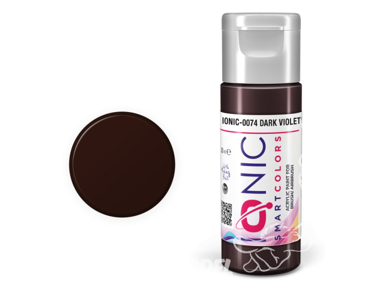 IONIC MIG peinture acrylique 0074 Violet foncé - Dark Violet 20ml