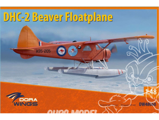 Dora Wings maquette avion DW48060 De Havilland Hydravion DHC-2 Beaver 1/48