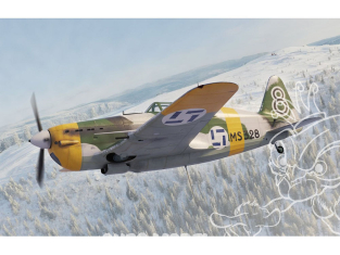 Dora Wings maquette avion DW48057 Morane-Saulnier MS 406.C1 As finlandais 1/48