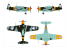 Dora Wings maquette avion DW48057 Morane-Saulnier MS 406.C1 As finlandais 1/48