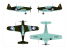 Dora Wings maquette avion DW48057 Morane-Saulnier MS 406.C1 As finlandais 1/48