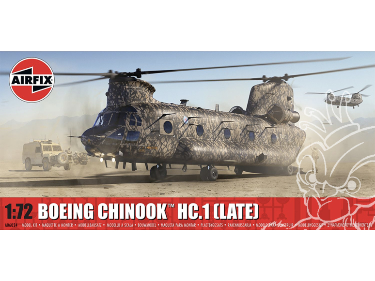 Airfix maquette helicoptére A06024 Boeing Chinook HC.1 Late 1/72