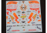 Hobby Design accessoire moto HD04-0117 Décalcomanies Rossi Repsol Honda RC211V 2003 Valencia 1/12